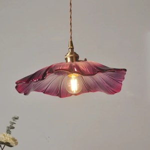 Flora | Stained Glass Flower Lamp Shade – 4 Colours Available