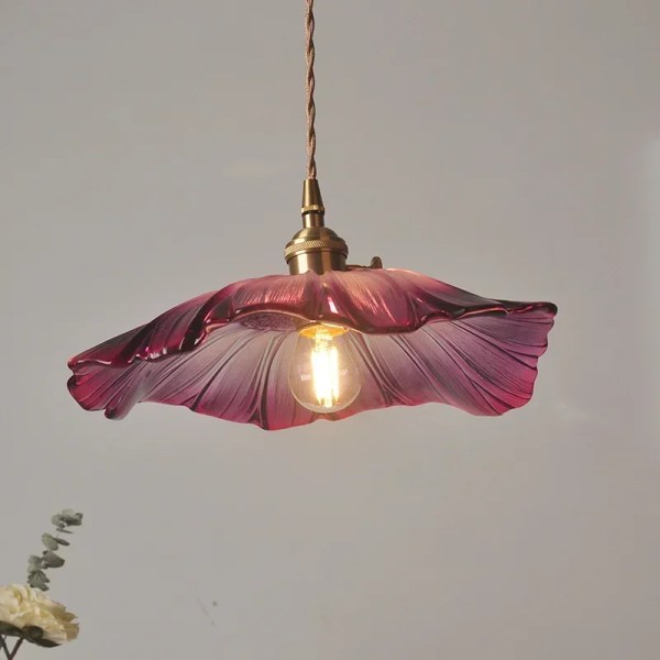Flora | Stained Glass Flower Lamp Shade โ 4 Colours Available