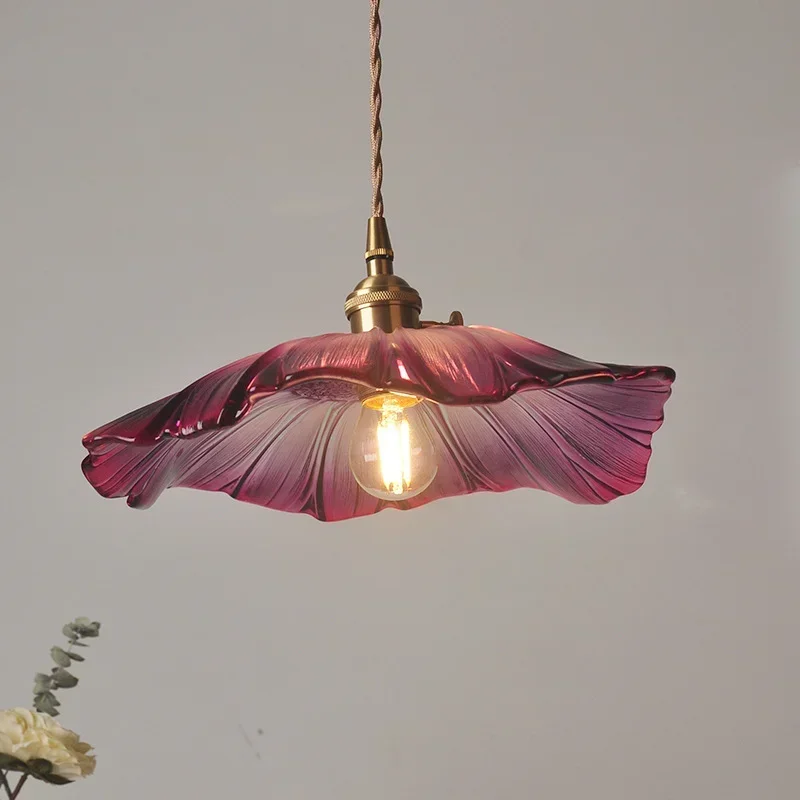 Flora | Stained Glass Flower Lamp Shade – 4 Colours Available