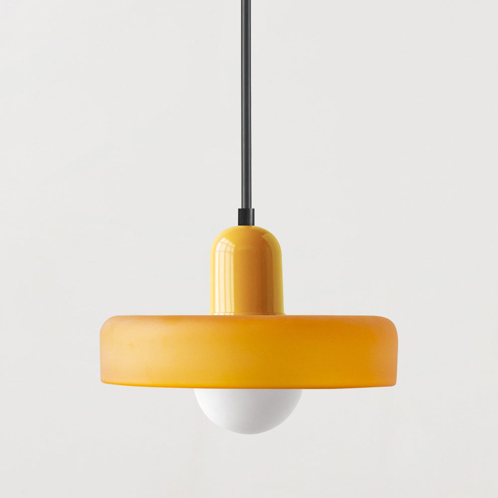 Nox - Retro Dual Tone Pendant Dish Light - Image 2