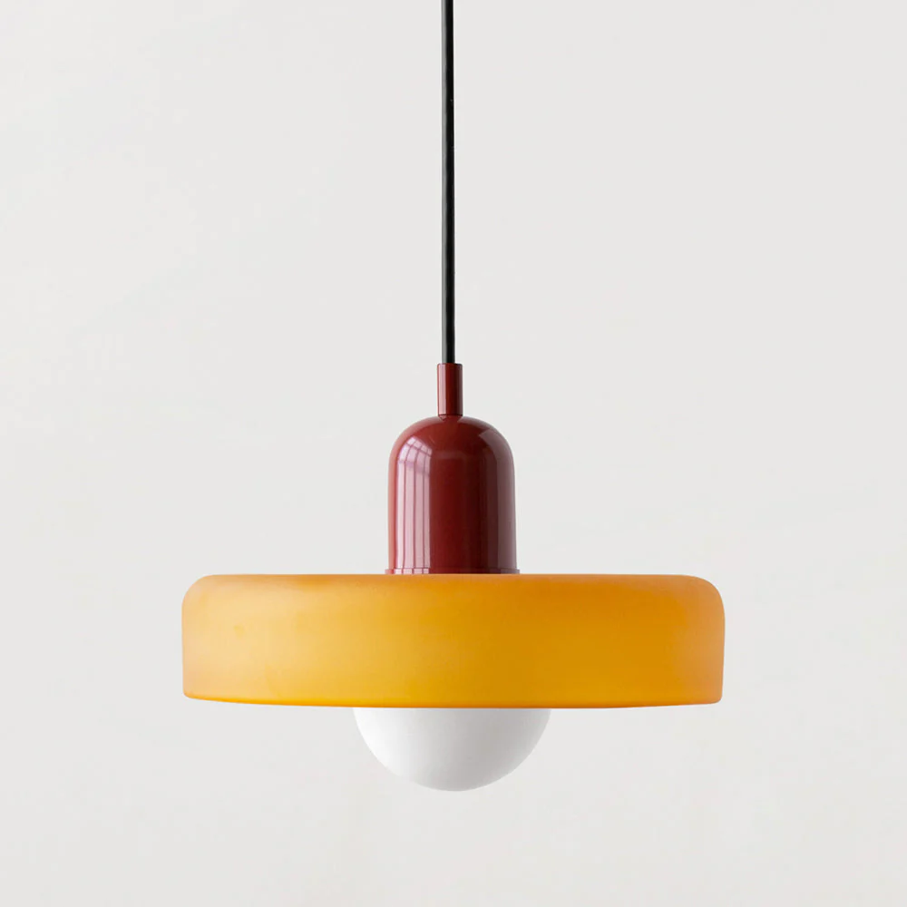 Nox - Retro Dual Tone Pendant Dish Light