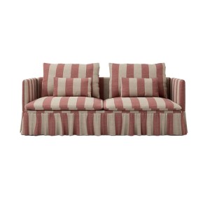 French Linen Fabric Vintage Print | Sofa {2 Seat}