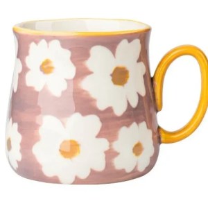 DASIES - HAND PAINTED ARTISANAL TURQUOISE BLUE | Large Mug {480ml} - Image 7