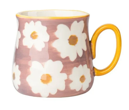 DASIES - HAND PAINTED ARTISANAL TURQUOISE BLUE | Large Mug {480ml}