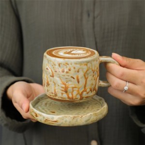 Imperfectus | Stone Mug & Saucer Set