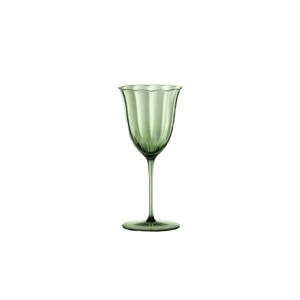 FORÊT VERRE COLLECTION TULIP GREEN | Champagne Flutes & Floats {140ml}